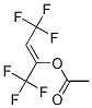 1,1,1,4,4,4-HEXAFLUOROBUT-2-EN-2-YL아세테이트 구조식 이미지