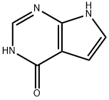 Pyrrolo[2,3-d]pyrimidin-4-ol 구조식 이미지