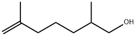 (±)-2,6-디메틸헵트-6-엔-1-올 구조식 이미지