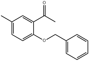 1-[2-(Benzyloxy)-5-methylphenyl]ethanone 구조식 이미지