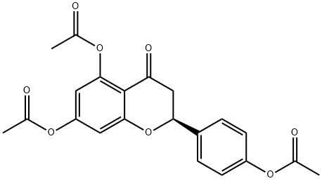 Naringenin triacetate 구조식 이미지