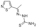 1-(5-Isothiazolyl)ethanone thiosemicarbazone Structure