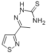 1-(3-Isothiazolyl)ethanone thiosemicarbazone Structure