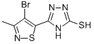 5-(4-Bromo-3-methylisothiazol-5-yl)-1H-1,2,4-triazole-3-thiol Structure