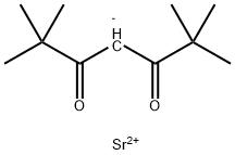 Бис (2,2,6,6-тетраметил-3 ,5-heptanedionato) стронций (II) структурированное изображение