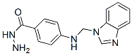 p-[(1H-Benzimidazol-1-ylmethyl)amino]benzohydrazide Structure