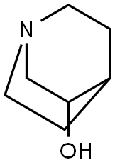 1-아자비시클로[2.2.2]옥탄-8-올 구조식 이미지