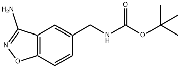 TERT-BUTYL (3-AMINOBENZO[D]ISOXAZOL-5-YL)METHYLCARBAMATE Structure