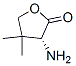 2(3H)-Furanone,3-aminodihydro-4,4-dimethyl-,(3R)-(9CI) 구조식 이미지