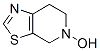 Thiazolo[5,4-c]pyridine,  4,5,6,7-tetrahydro-5-hydroxy- Structure