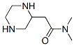 2-피페라진아세트아미드,N,N-디메틸-(9CI) 구조식 이미지