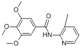 피리딘,3-메틸-2-(3,4,5-트리메톡시벤즈아미도)- 구조식 이미지