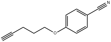 Benzonitrile, 4-(4-pentynyloxy)- (9CI) Structure