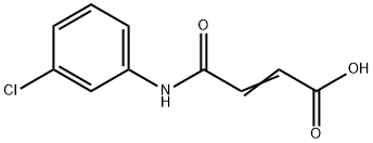 4-(3-CHLOROANILINO)-4-OXOBUT-2-ENOIC ACID Structure