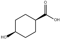 cis-4-Hydroxycyclohexanecarboxylic acid Structure