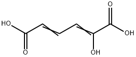 2-hydroxymuconic acid Structure