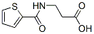 3-[(THIEN-2-YLCARBONYL)아미노]프로판산 구조식 이미지