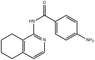 Benzamide, 4-amino-N-(5,6,7,8-tetrahydro-1-isoquinolinyl)- Structure