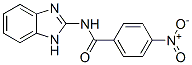 N-(1H-벤조이미다졸-2-일)-4-니트로-벤즈아미드 구조식 이미지