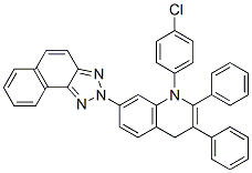 2-[1-(4-Chlorophenyl)-1,4-dihydro-2,3-diphenylquinolin-7-yl]-2H-naphtho[1,2-d]triazole 구조식 이미지