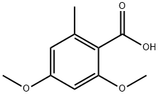 2,4-DIMETHOXY-6-METHYLBENZOIC ACID Structure