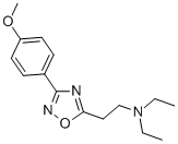 N,N-Diethyl-3-(4-methoxyphenyl)-1,2,4-oxadiazole-5-ethan-1-amine Structure