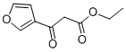 에틸3-옥소-3-(푸란-3-일)프로파노에이트 구조식 이미지