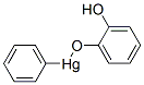 (2-Hydroxyphenoxy)phenylmercury(II) Structure