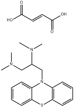 bis[N,N,N',N'-tetramethyl-3-(10H-phenothiazin-10-yl)propane-1,3-diamine] fumarate Structure
