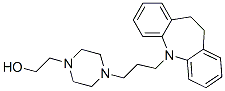 4-[3-(10,11-Dihydro-5H-dibenz[b,f]azepin-5-yl)propyl]-1-piperazineethanol Structure