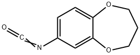 3,4-DIHYDRO-2H-1,5-BENZODIOXEPIN-7-YL ISOCYANATE 구조식 이미지