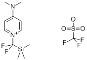 1-(DIFLUORO-TRIMETHYLSILYL-METHYL)-4-DIMETHYLAMINO-PYRIDINIUM TRIFLATE Structure