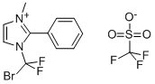 1-BROMODIFLUOROMETHYL-2-PHENYLL-3-METHYL-IMIDAZOILUM TRIFLATE Structure