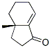 1H-Inden-1-one,2,3,3a,4,5,6-hexahydro-3a-methyl-,(3aS)-(9CI) 구조식 이미지