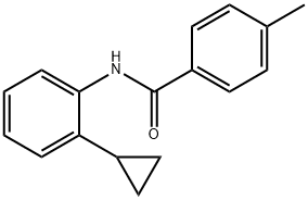 Benzamide, N-(2-cyclopropylphenyl)-4-methyl- (9CI) Structure