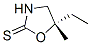 (5S)-5-ethyl-5-methyl-oxazolidine-2-thione Structure