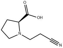 Proline, 1-(2-cyanoethyl)- (9CI) Structure