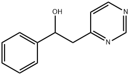 1-PHENYL-2-PYRIMIDIN-4-YL ETHANOL Structure