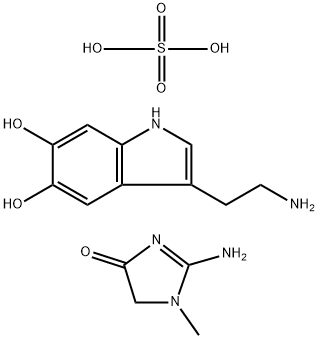 5,6-DIHYDROXYTRYPTAMINE CREATININE SULFATE Structure