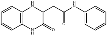 2-(3-OXO-1,2,3,4-TETRAHYDRO-QUINOXALIN-2-YL)-N-PHENYL-ACETAMIDE Structure