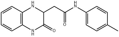 2-(3-OXO-1,2,3,4-TETRAHYDRO-QUINOXALIN-2-YL)-N-P-TOLYL-ACETAMIDE Structure