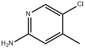 2-Amino-5-chloro-4-picoline 구조식 이미지
