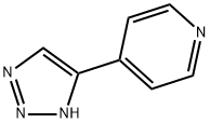 Pyridine, 4-(1H-1,2,3-triazol-4-yl)- (9CI) 구조식 이미지