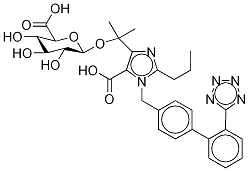 올메사르탄산O-β-D-글루쿠로나이드 구조식 이미지