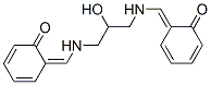 6-[[[2-hydroxy-3-[(6-oxo-1-cyclohexa-2,4-dienylidene)methylamino]propy l]amino]methylidene]cyclohexa-2,4-dien-1-one Structure