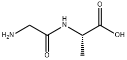 GLYCYL-L-ALANINE 구조식 이미지