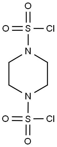 PIPERAZINE-1,4-DISULFONYL DICHLORIDE Structure