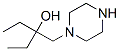 1-피페라진에탄올,-알파-,-알파-디에틸-(9CI) 구조식 이미지