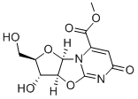 6-METHOXYCARBONYL-O-2,2'-ANHYDRO-BETA-D-ARABINOFURANOSYL URACIL 구조식 이미지