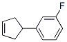 Benzene, 1-(3-cyclopenten-1-yl)-3-fluoro- (9CI) Structure